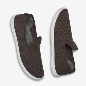 allbirds Tree Loungers Charcoal White Sole slip on shoes 9